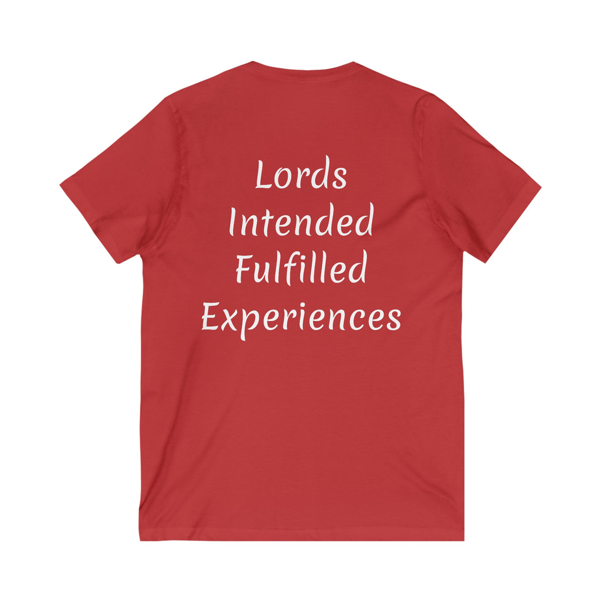 Unisex Jersey Short Sleeve V-Neck Tee